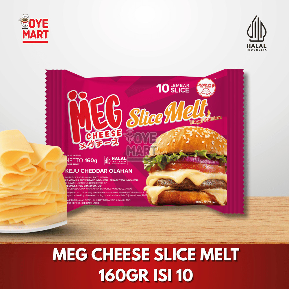 

MEG SLICE MELT 160GR ISI 10PCS / KEJU SLICE MELT