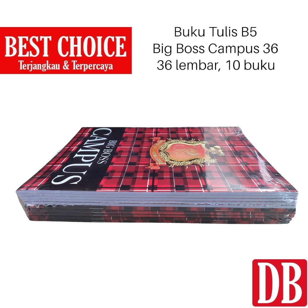 

JAMIN MURAH !!!Buku Tulis B5 Big Boss APP/SIDU/CAMPUS 36 lembar (10 pcs)(BISA LANGSUNG ORDER)