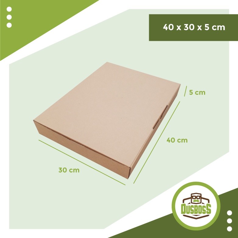 

kardus uk 40x30x5 -- Die Cut dan easy usage--