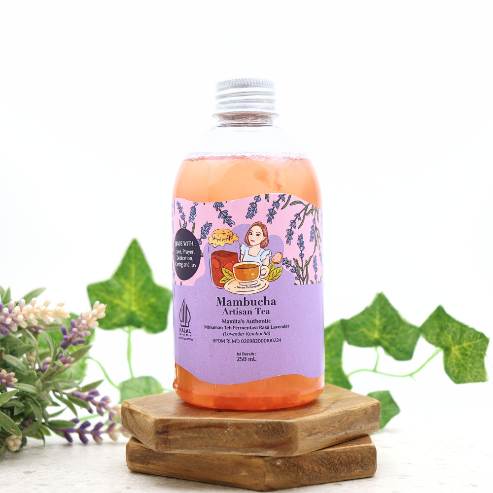 

250ml Lavender Kombucha Teh Fermentasi - Mambucha