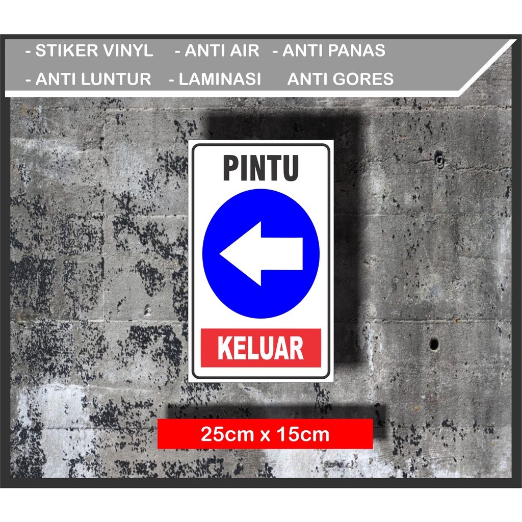 

STIKER KIRI PINTU KELUAR