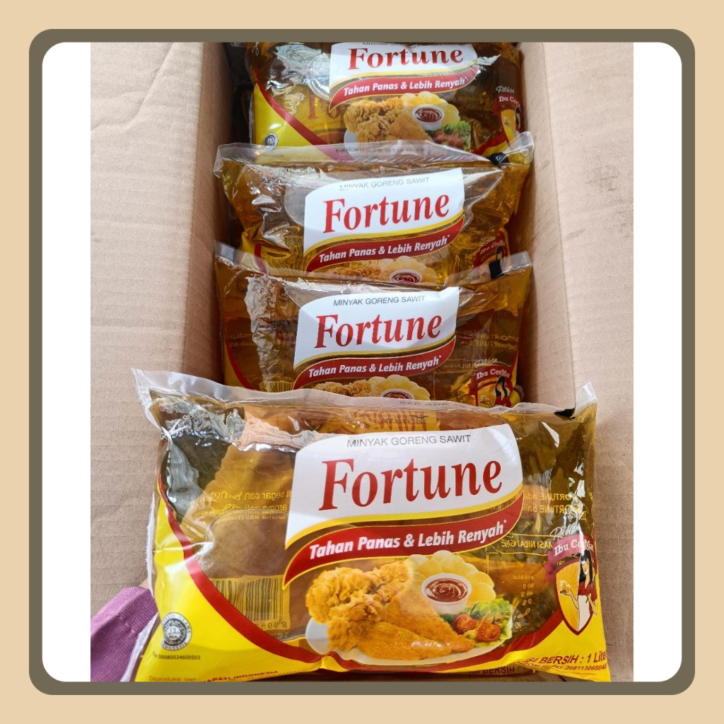 

Minyak Goreng Fortune Bantal 1L Hemat Tahan Panas