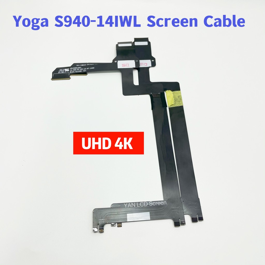 New For Lenovo Yoga S940-14IIL  S940-14IWL screen cable Non-tou UHD 4K T53185D2 100% Tested UHD 4K