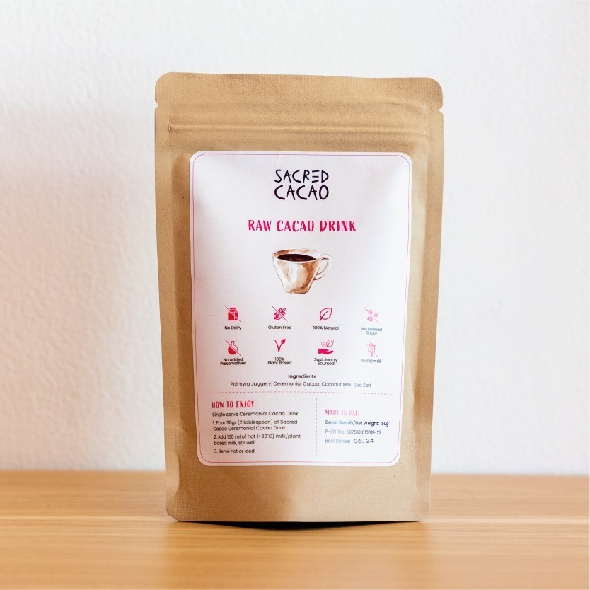 

Minuman Chocolate Coklat Sacred Cacao Bali Raw Cacao Drink