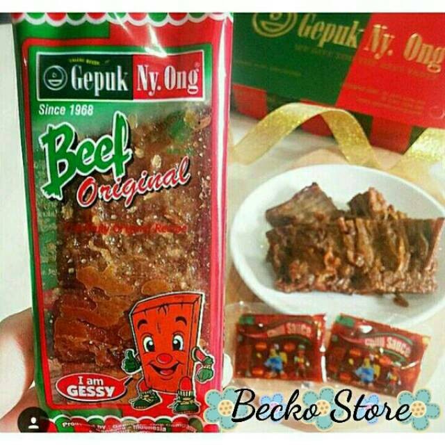

Gepuk Ny Ong Beef / Daging Sapi (Original / Extra Pedes / Salty) Khas Bandung