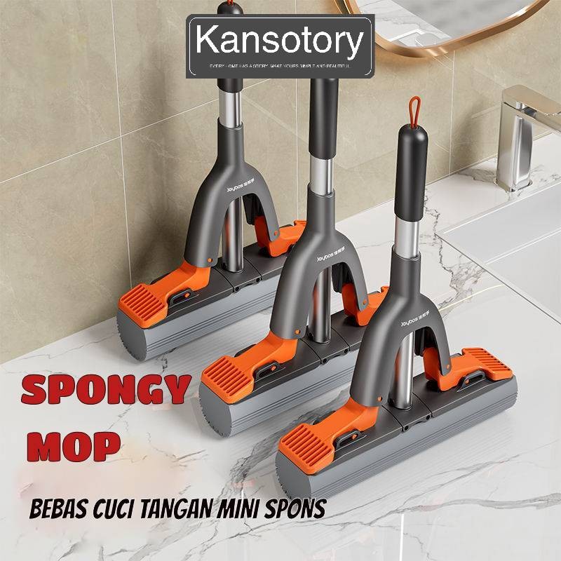 Mini Alat Pel Busa -Alat Pel Lantai Spons Ultra Mop Spongy - Pel Lantai Karet Praktis