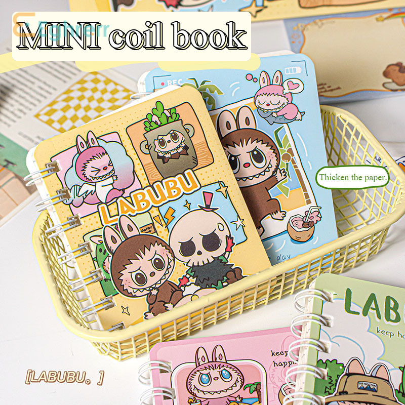 

Eeghrerr Student Diary A5 Coil Notebook Portable Office Notebook Labubu Notebook