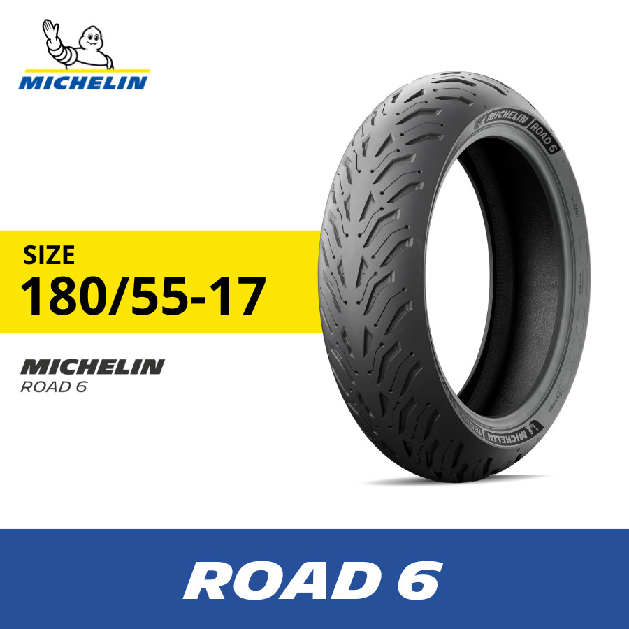 Ban Motor Michelin ROAD 6 180-55  R17 - Ban Motor Tubeless