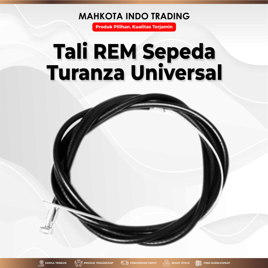 Tali Rem Sepeda / Kabel Rem Sepeda Lipat, MTB, Fixie TURANZA UNIVERSAL