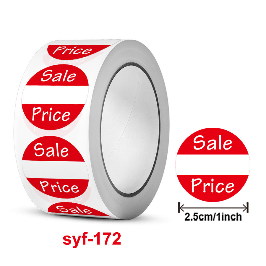 

Sales label retail cross-border stickers in stock Price tag