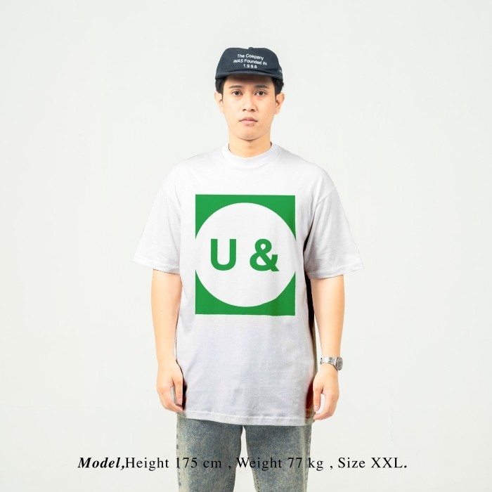 [COD] UNKL347 T-Shirt Putih Bahan Combed Motif ZAAM Kaos Pria Original