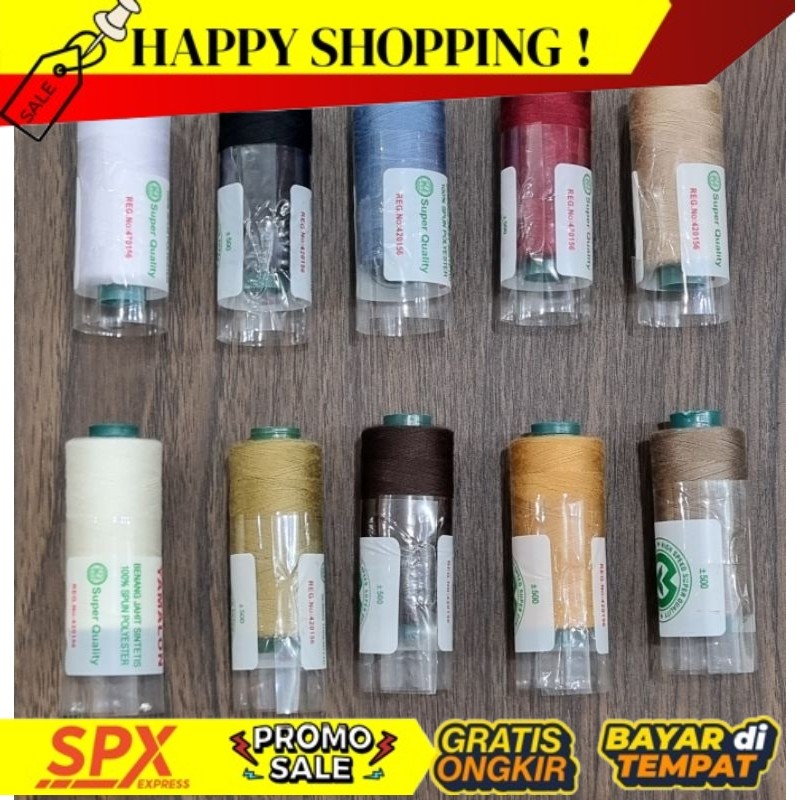 SUKA Benang Jahit Yamalon 500 Yards (Harga per pcs dan grosir) SKPD