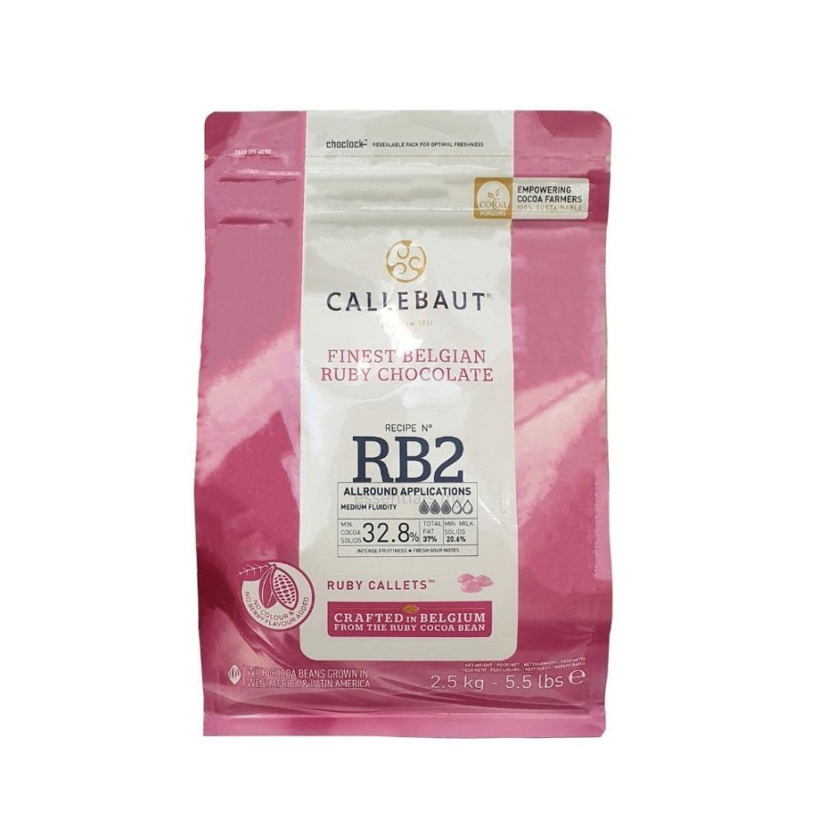 

Callebaut Ruby / Ruby Chocolate / RB1- 2.5 Kg