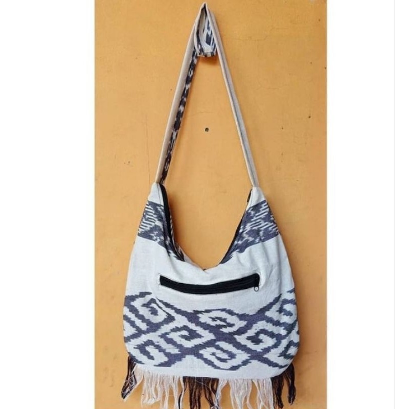 Tas Tenun Etnik Selempang Toraja Putih