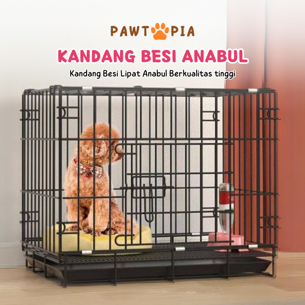 KANDANG BESI KUCING ANJING KELINCI - KANDANG BESI LIPAT - KANDANG HEWAN BESI KUAT DAN KOKOH - KANDAN