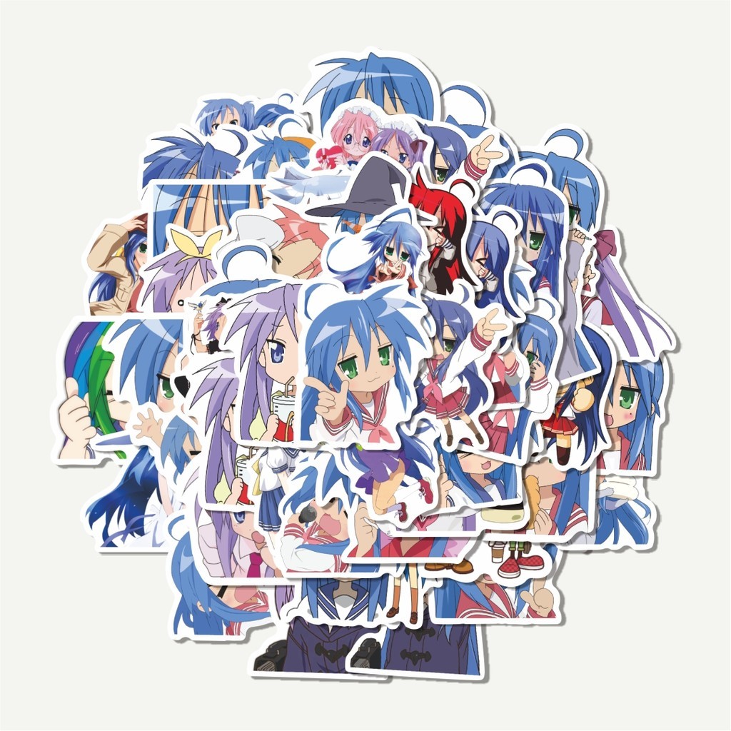 

Sticker Pack Sticker Anime Lucky Star (Raki☆Suta) Sticker | Sticker TUMBLR | Stiker LAPTOP KOPER HELM