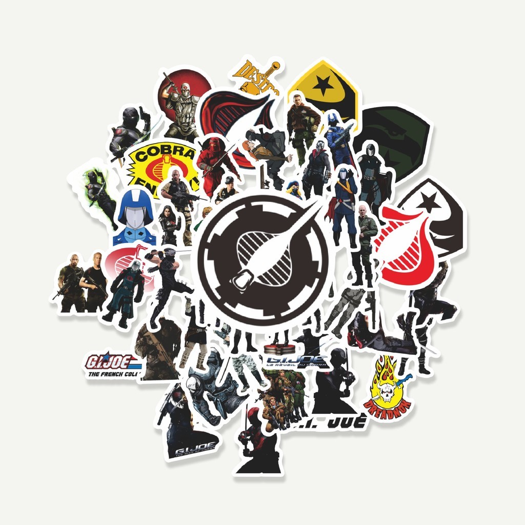 

Sticker Pack Sticker Kartun G.I. Joe: A Real American Hero Stiker | Sticker TUMBLR | Stiker LAPTOP KOPER HELM