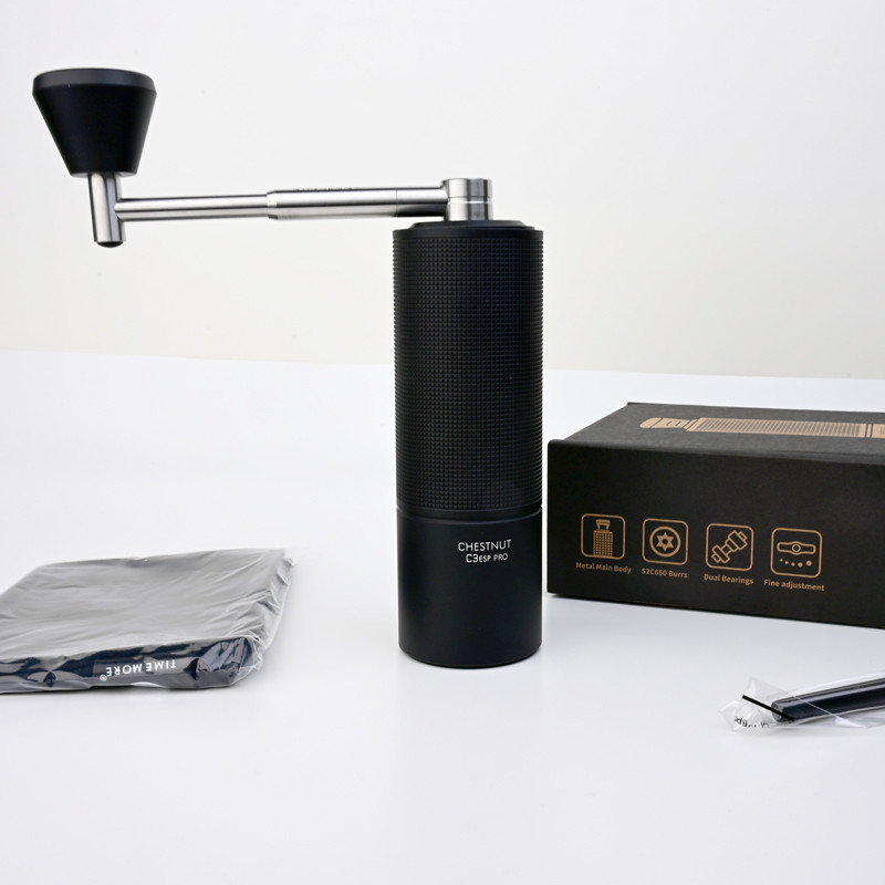 TIMEMORE C3ESP Pro Portable Manual Coffee Grinder,S2C Burr,  23.3um Per Click, More Precise Grinding