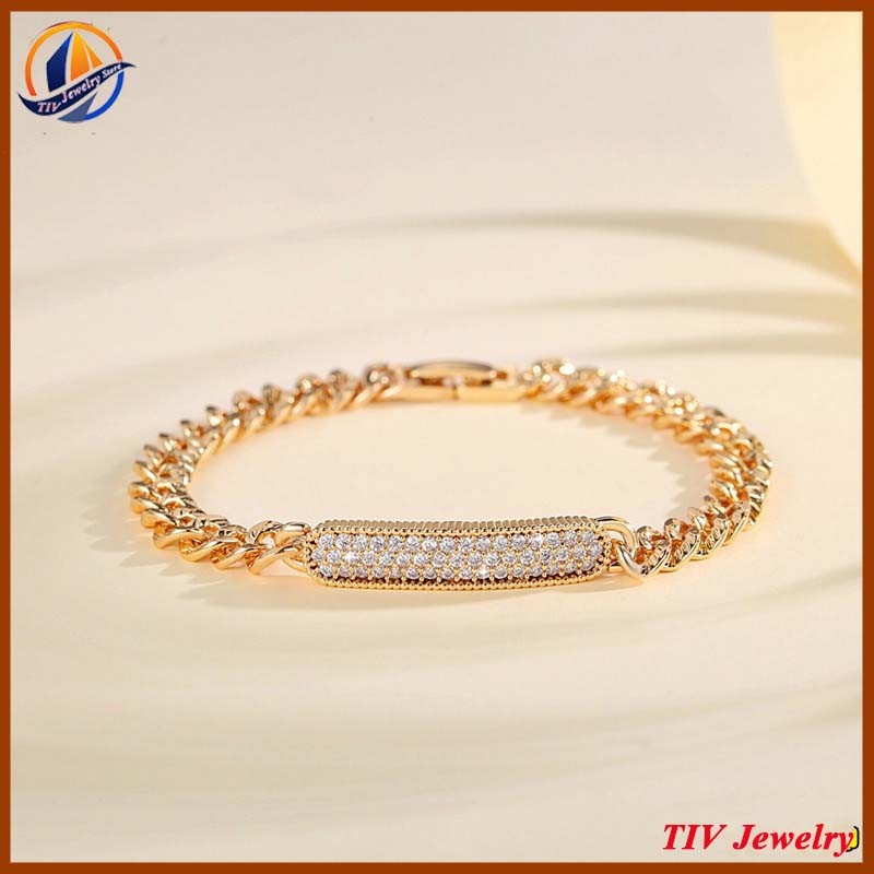 Gelang emas asli 24k lapis emas mudah kadar 17,7 anti karat ada surat toko dapat dompet