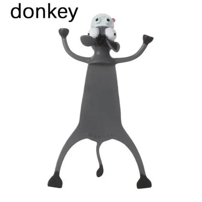 

Penanda buku Kartun 3D pembatas buku unik imut animals bookmark - DONKEY PROMO !