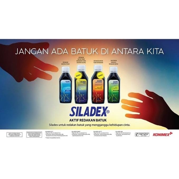 Siladex Sirup Batuk ME/ CC/ Antitussive/ DMP Untuk Anak dan Dewasa Flu dan Batuk 100ml - BPOM /APOTE