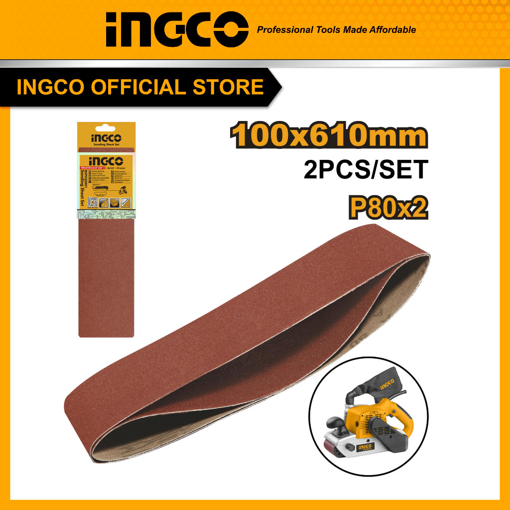 KERTAS PASIR SANDER PUTARTANK INGCO BSP020801