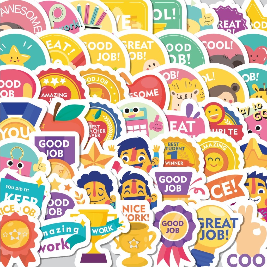 

Stiker Cutting Pack Stiker Koleksi Penghargaan,Pujian & Motivasi Isi 100Pcs Series Aesthetic Lucu Keren Untuk Koper Bahan Vynil