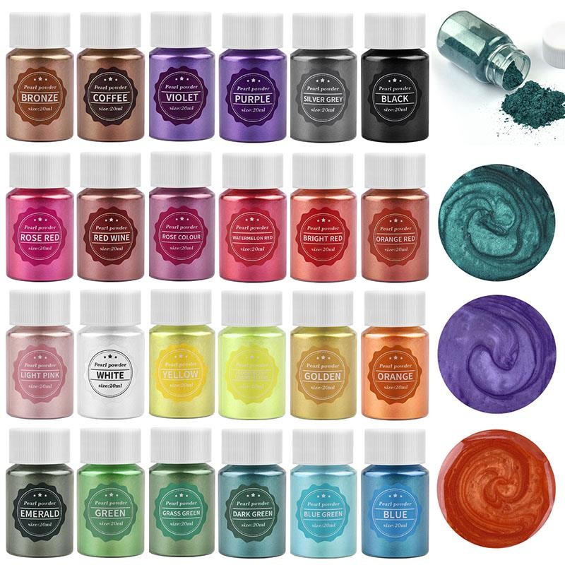 

10ml Epoxy Resin Pigment Filler Pearlescent Powder Colorant Dye DIY Resin Mold Jewelry Making Accessories Epoxy Color Pigment