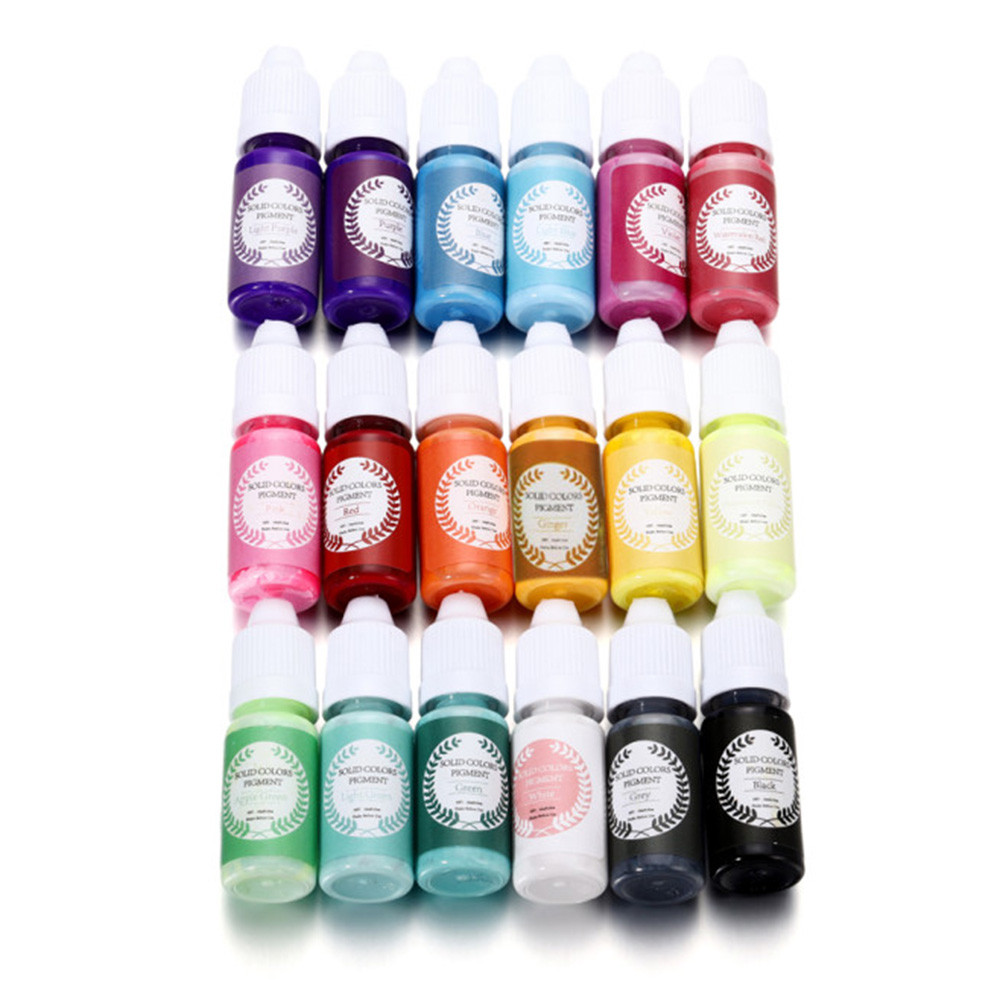 

10g/Bottle Mixcolor Oily Liquid Solid Resin Pigment Epoxy Resin Molds Tools For DIY Epoxy Crafts Jewelry Making Accessories