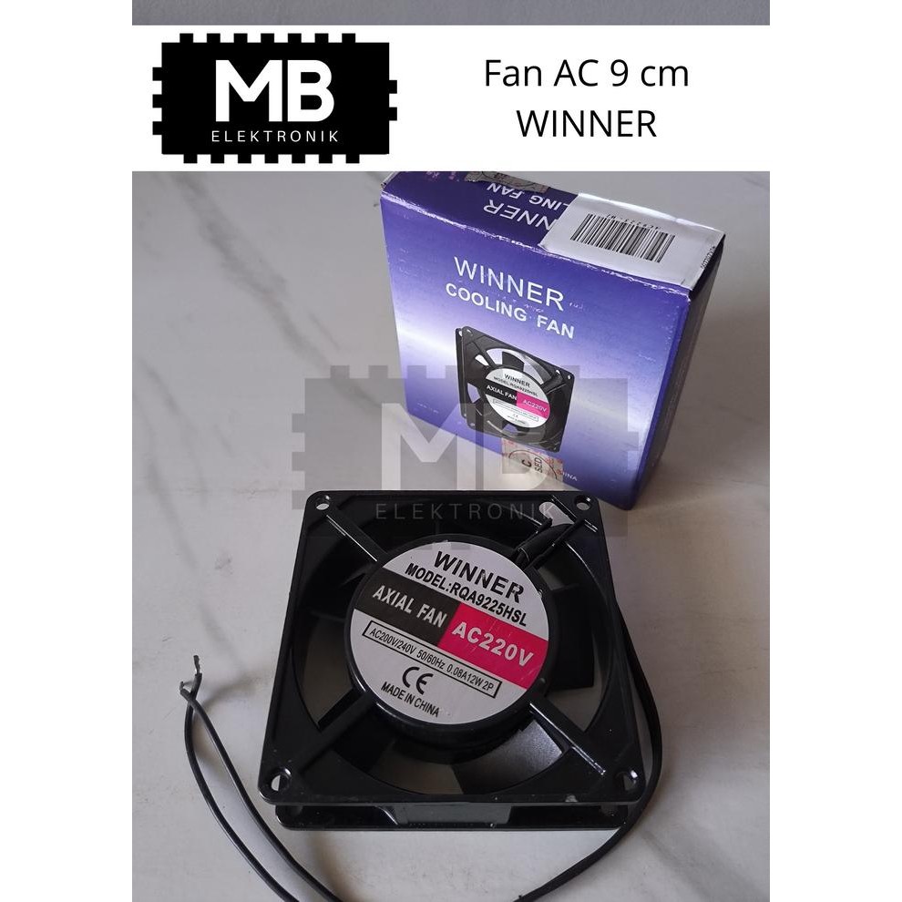 Kipas AC 220V 9cm WINNER Fan Cooling 9 cm 220 V Volt 220Volt 9x9