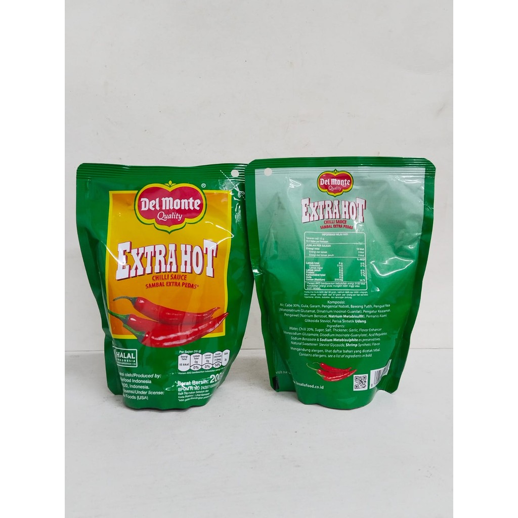

DEL MONTE SAUS SAMBAL EXTRA HOT 200G