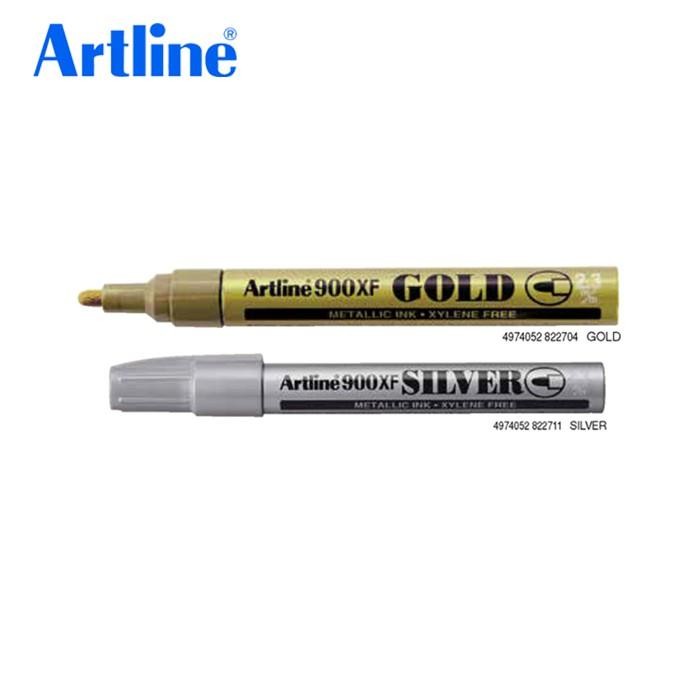 

Spidol Artline Permanent Metallic Ink 900XF/spidol permanent Gold dan - Silver