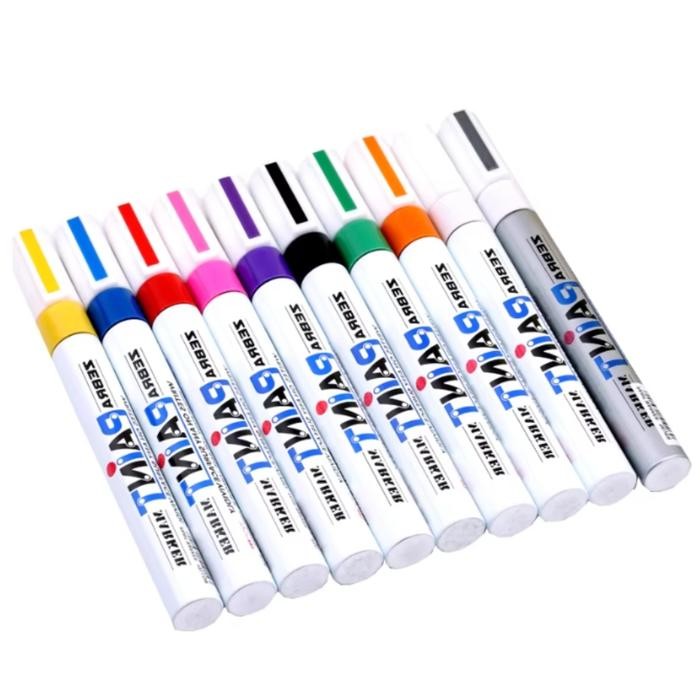 

Zebra Paint Permanent Marker Medium Tip - Spidol Warna - Red