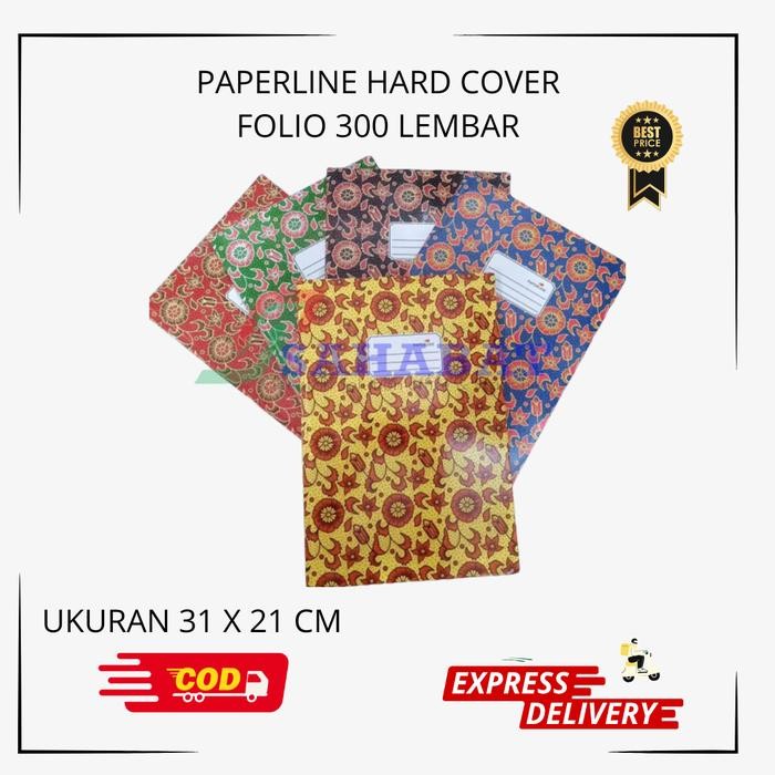 

PAPERLINE BUKU HARD COVER FOLIO / BUKU AKUTANSI / HARGA PER 1 BUKU / ISI 100 / ISI 200 / 300 - 100 LEMBAR