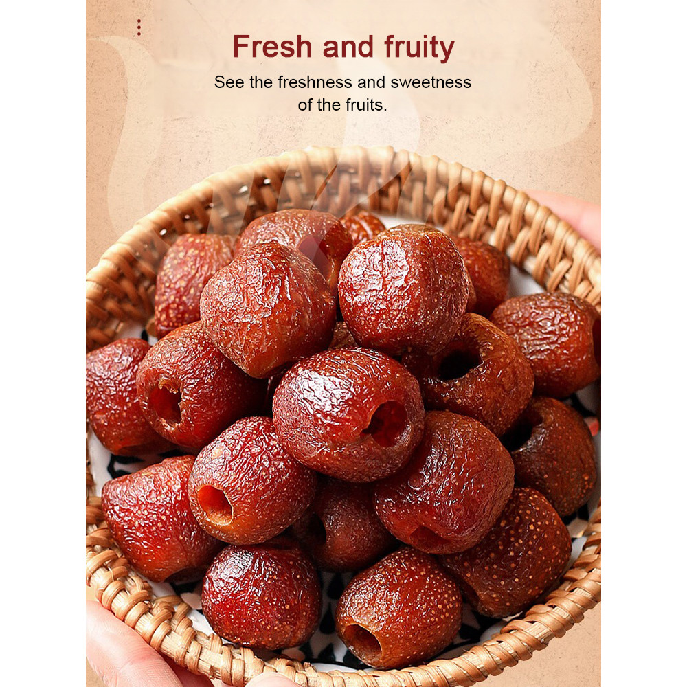 

Seedless Hollow Hawthorn Ball/Hollow Hawthorn Dried Seedless/Preserved Fruit/Dried Fruit 山楂干 空心山楂球