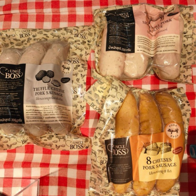 

( READYSTOCK ) Uncle boss sausage sosis babi viral thailand keju lumer