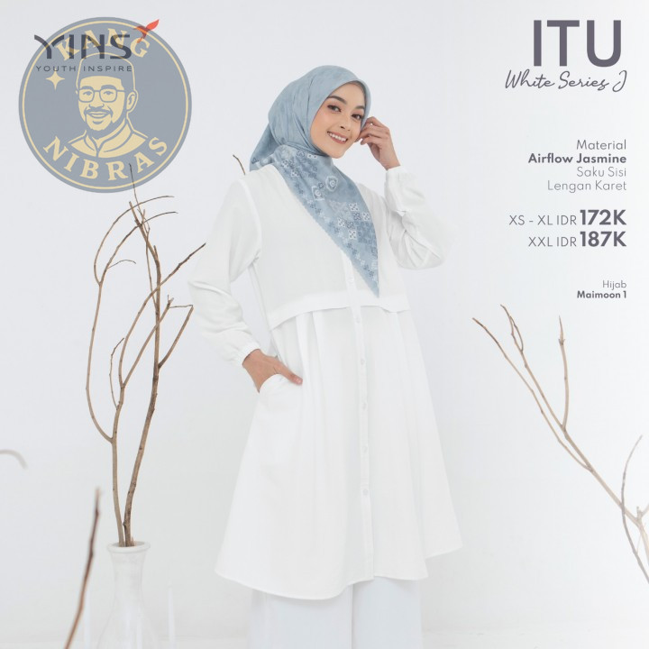 NIBRAS | Gamis Polos Wanita | Premium | Ukuran Jumbo | anti Uv | Anak Remaja