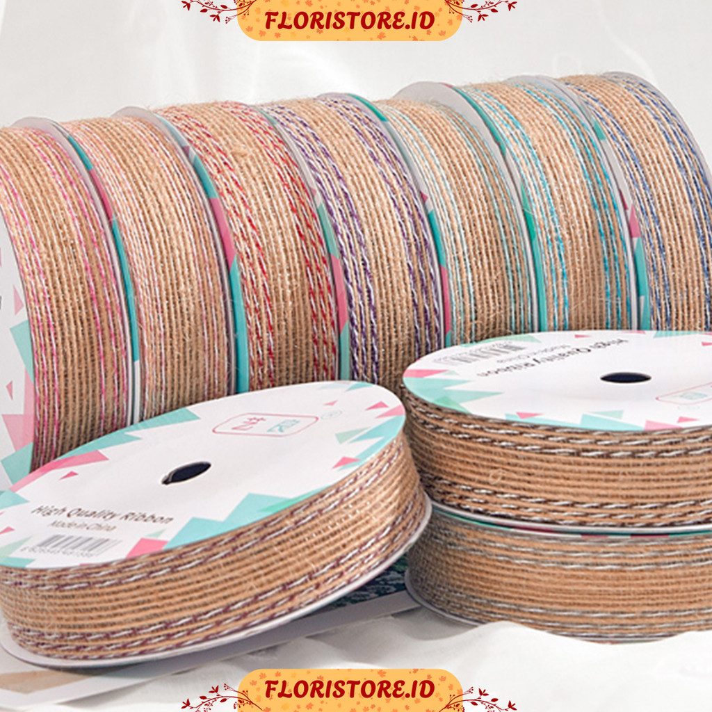 

TWO TONE STRIP RIBBON / PITA KAIN / PITA KADO / FLORIST SUPPLY