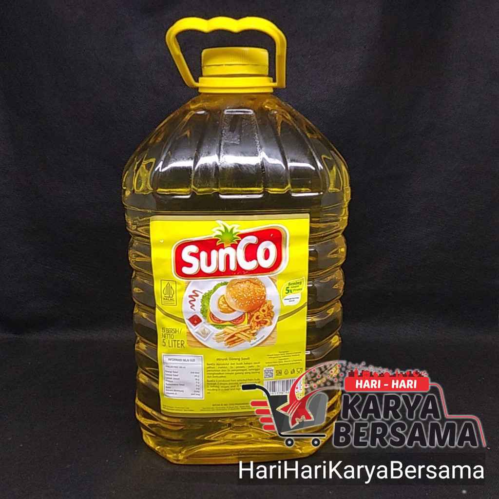 

MINYAK GORENG SUNCO BOTOL 5 LITER