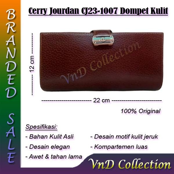 [VnD] Cerry Jourdan Dompet Kulit CJ23-1007 - Hitam