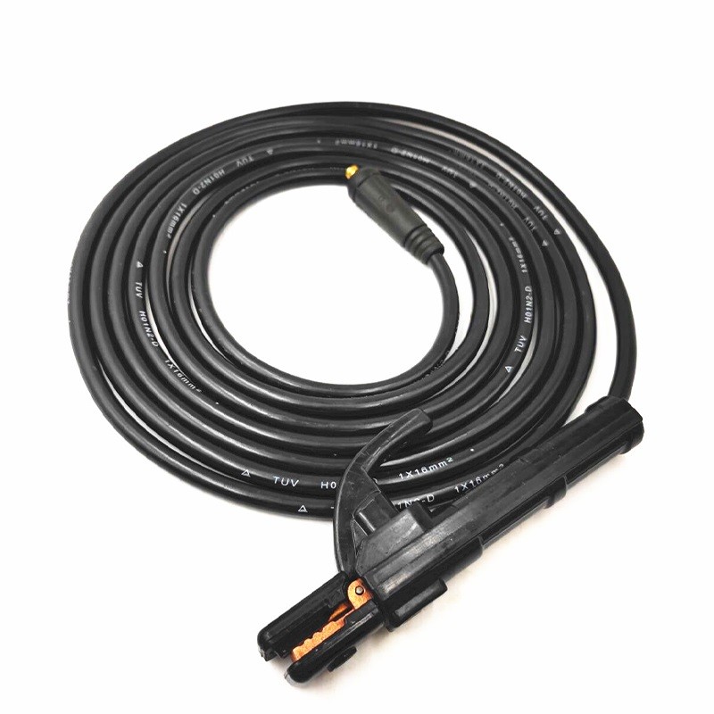 HEMAT Kabel Las Set 5 Meter Tang Las Tang Massa Las Kabel Mesin Las Listrik 25mm KUNINGAN