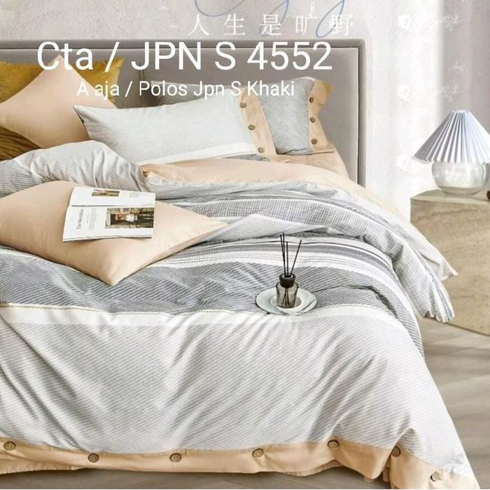 BEDCOVER SET SPREI KATUN JEPANG 200X200X30 180X200X30 160X200X30 - GAMBAR 5, 180x200x30