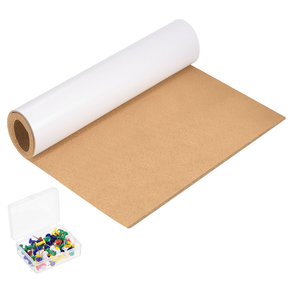 

Square Cork Board Bulletin Board Self Adhesive Small Square Pin Board with Push Pin Wood Clips Wall Cork Board Tiles Corkboard