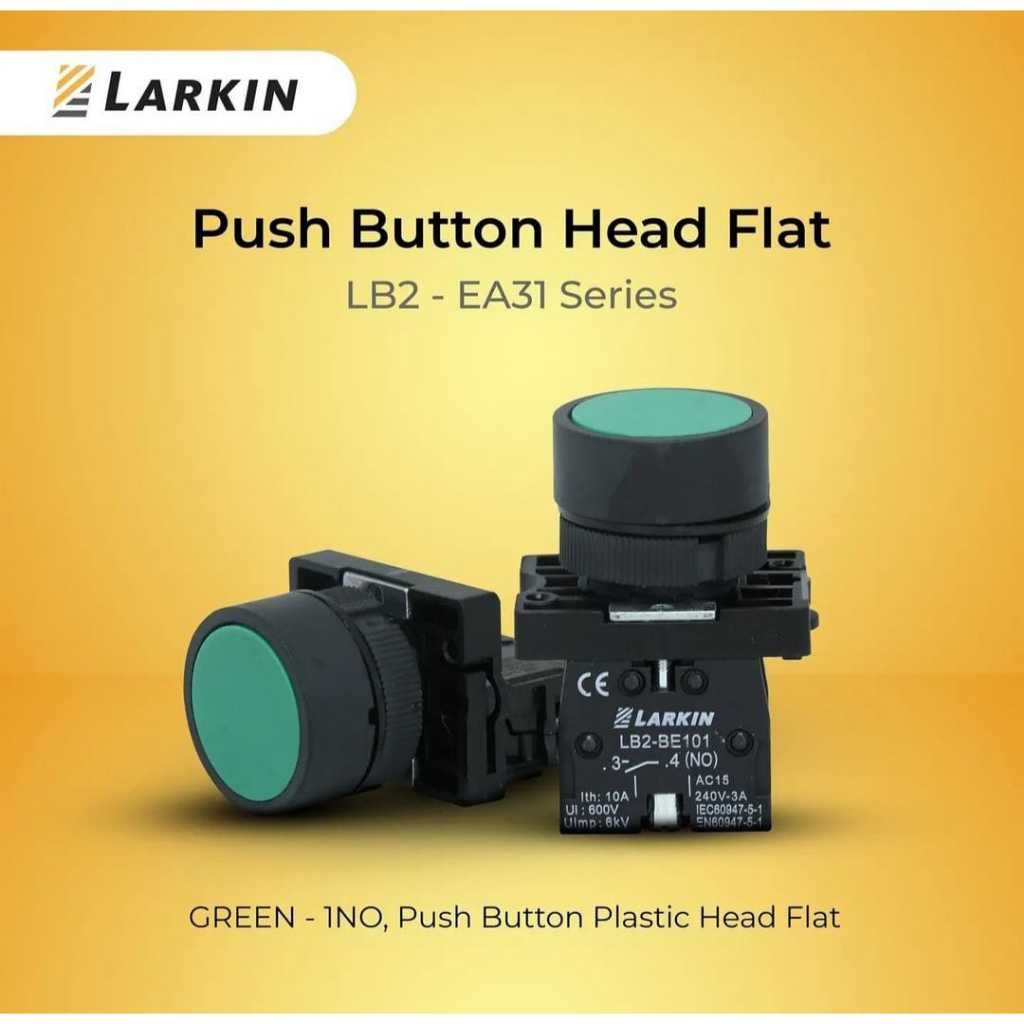 PUSH BUTTON LB2-EA31 1NO HIJAU, EA42 MERAH 1NC LARKIN