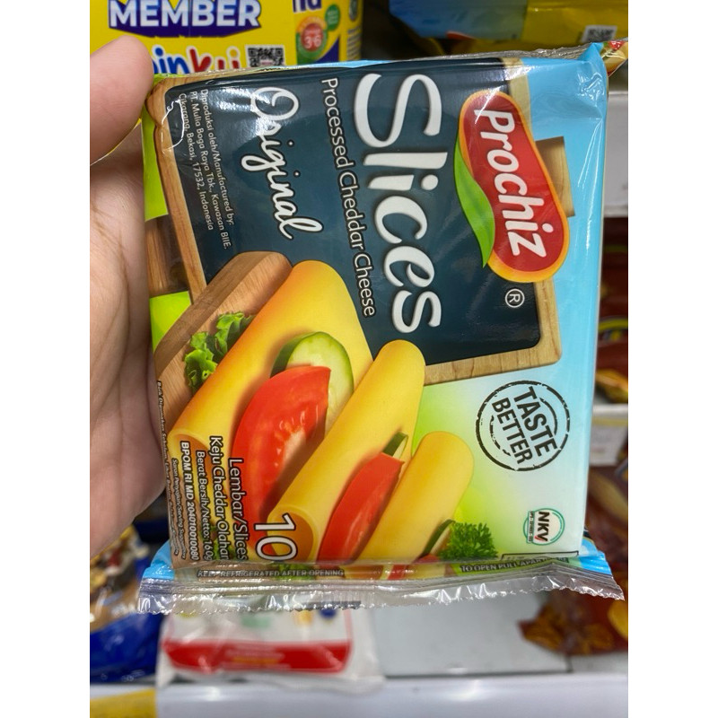 

PROCHIZ Slices Keju Cheddar Lembaran 10 slice - ARM
