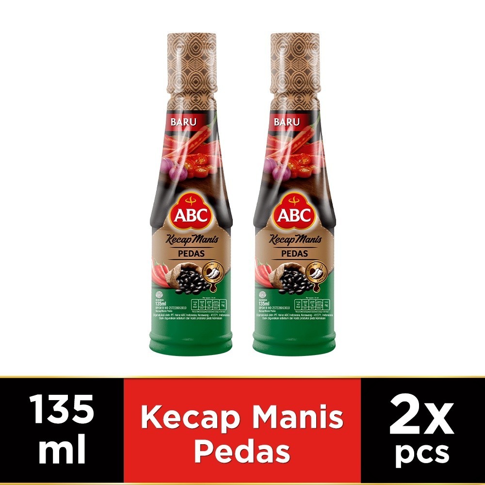 

ABC Kecap Pedas 135 ml x 2 pcs