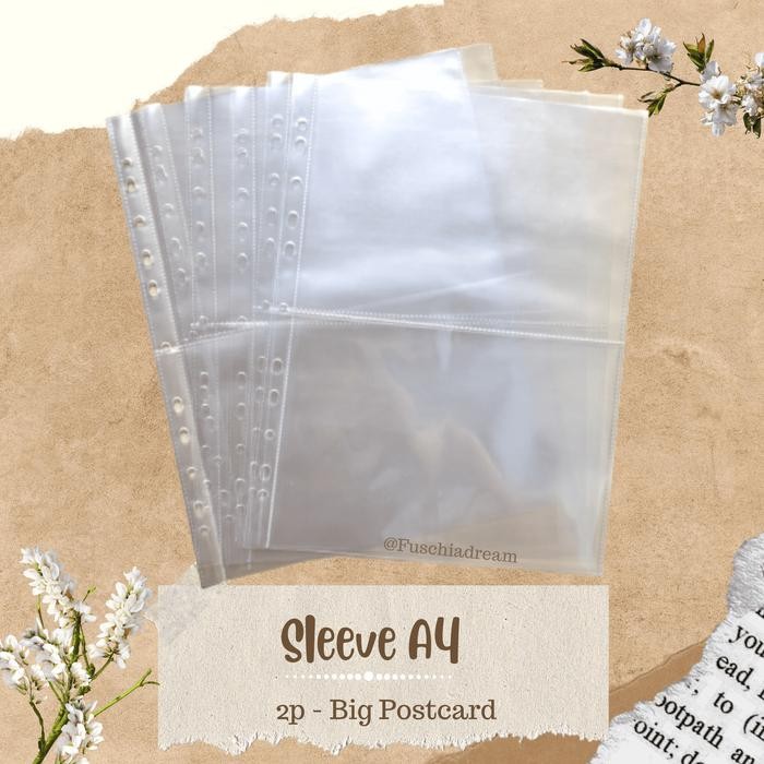 

Sleeve A4 2P/3P/4P/5P/6P/8P/9P/10P/12P/20P for 2/3/4 Ring (1 pak) - 2p (1 pak)