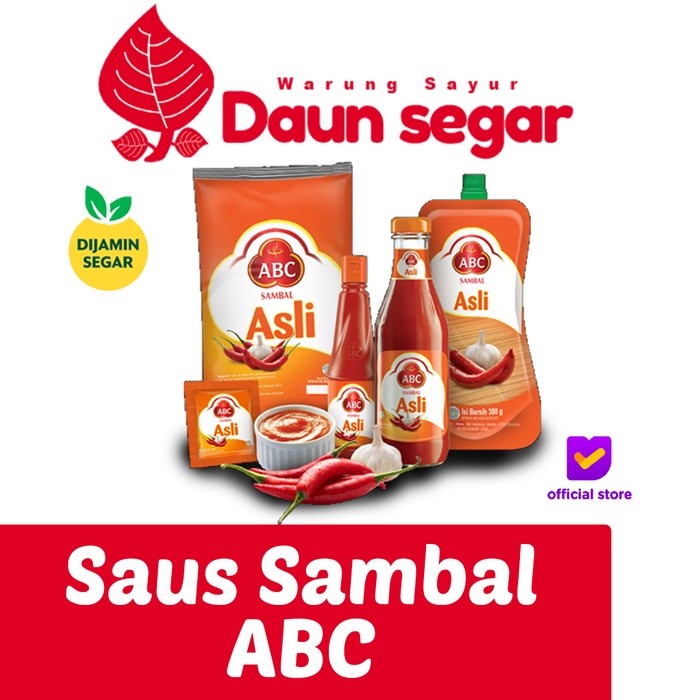 

Saus sambal ABC Botol / Shacet / Pouch