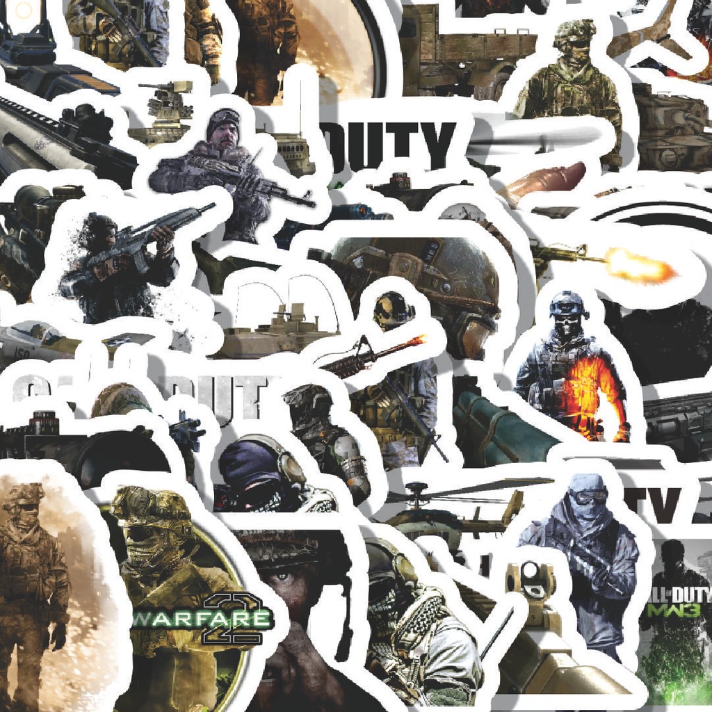 

Stiker Cutting Pack Stiker Call Of Duty Series Game 5 Isi 100Pcs Series Aesthetic Lucu Keren Untuk Koper Bahan Vynil