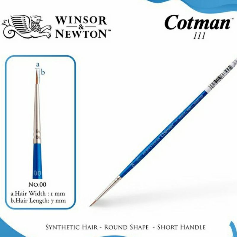 

winsor&newton cotman brush series 111 size 1,00,000,0000